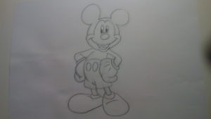 Aprende cómo dibujar a Mickey Mouse entero paso a a - Nivel | adibujar.com
