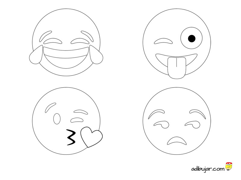 Featured image of post Imagenes De Emojis Para Imprimir Y Colorear Dibujos de emojis para colorear