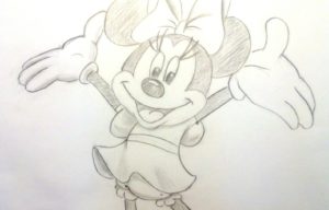 Cómo dibujar a Minnie