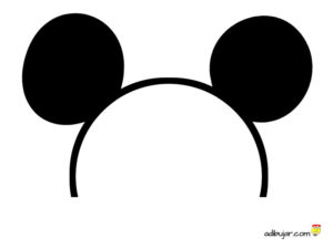 Dibujo de orejas de Mickey Mouse