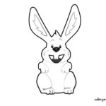 Imagen de un conejo para imprimir