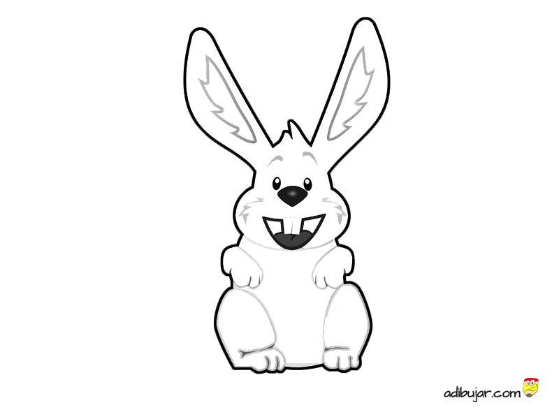 Dibujos de conejos para colorear 