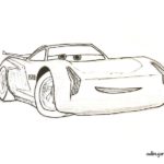 Cars 3: Jackson Storm, dibujo para colorear e imprimir