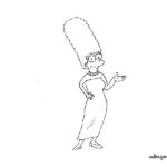 Dibujo para colorear de Marge