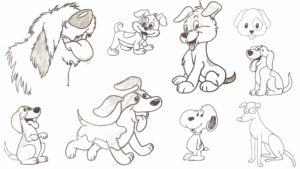 Cómo dibujar perros faciles a lápiz